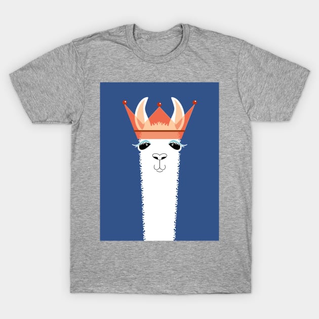 LLAMA CROWNED T-Shirt by JeanGregoryEvans1